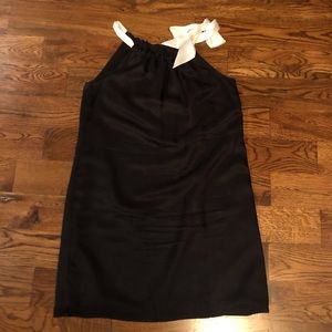 Black silk dress White House black market